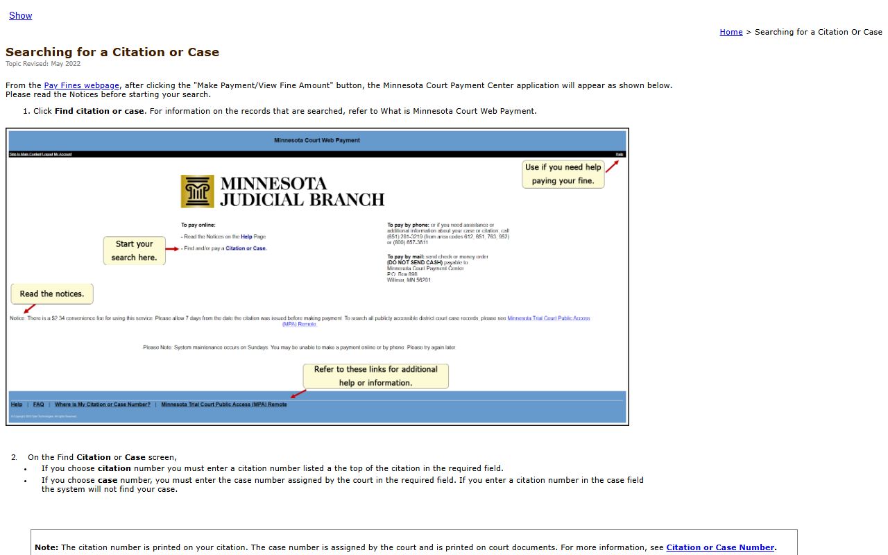 Lincoln County traffic court records WebPay citation search help